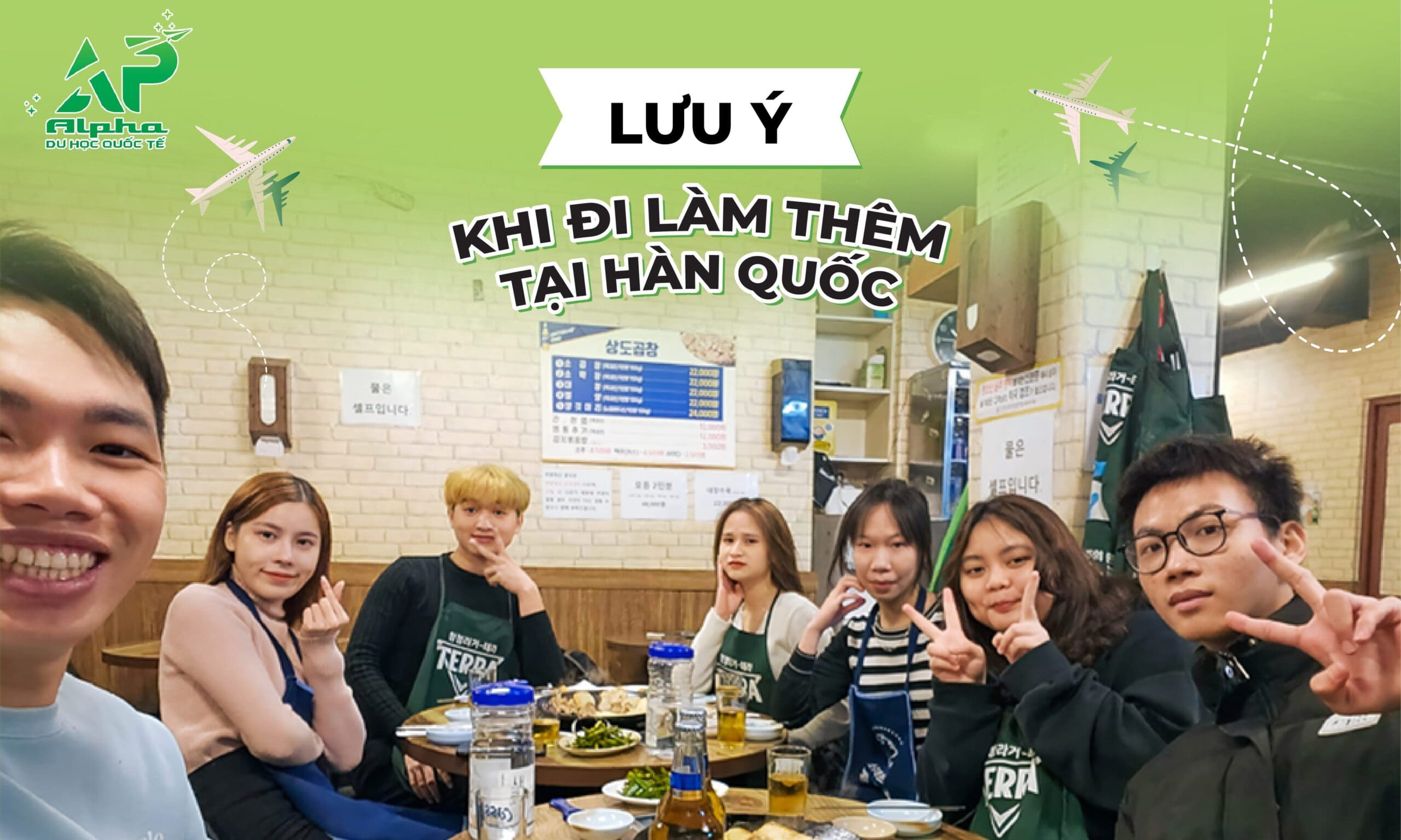 Lưu ý khi đi làm thêm tại Hàn Quốc