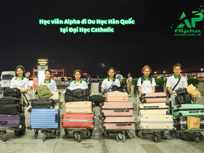 Học viên Alpha xuất cảnh đi du học Hàn Quốc