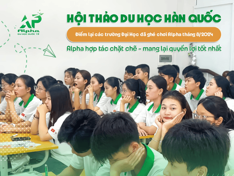hoi thao du hoc han quoc tai du hoc alpha 1
