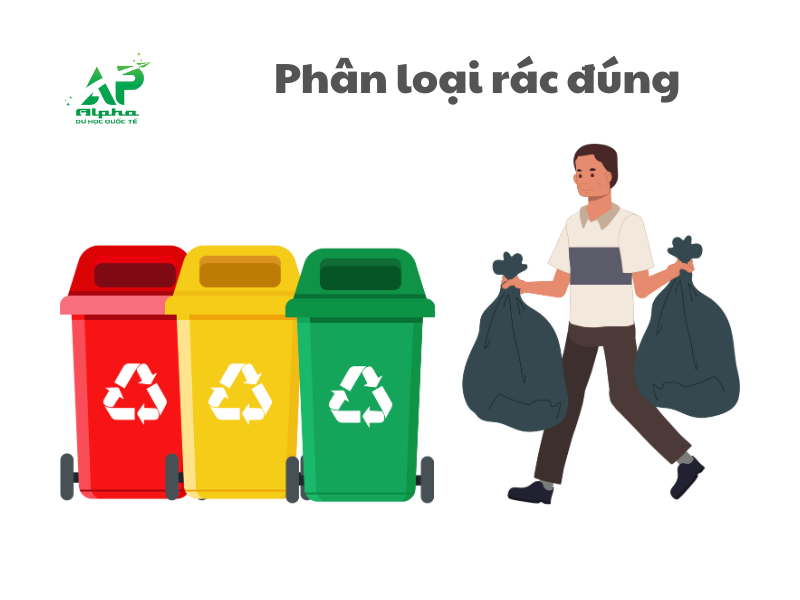 Phân loại túi rác đúng theo quy định