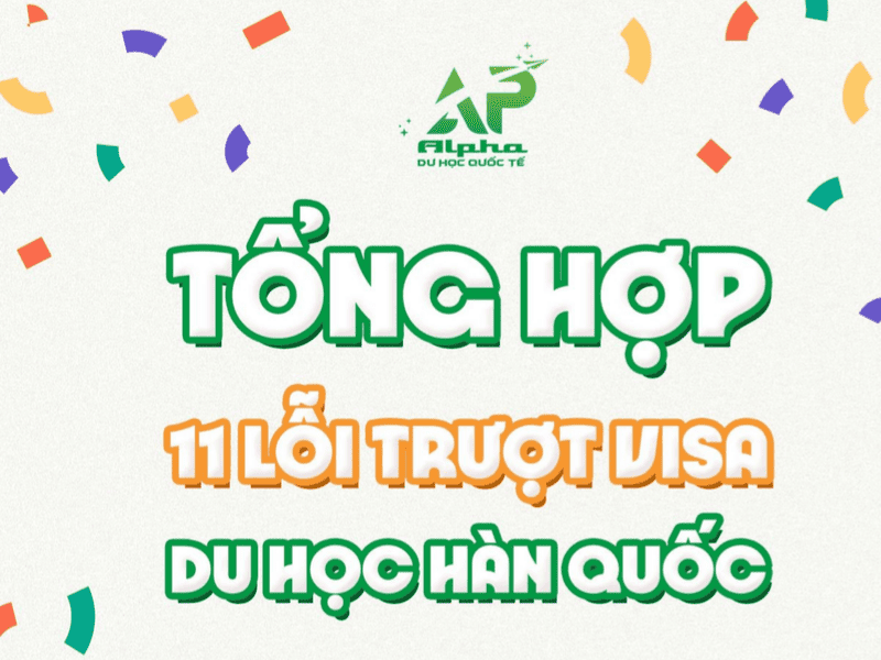 Các lỗi trượt visa du học Hàn Quốc hiện nay