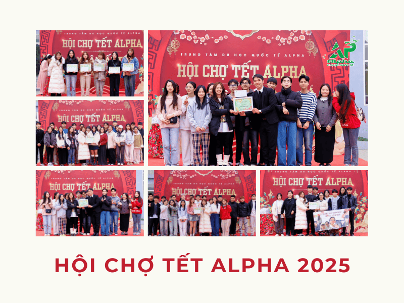 Hội Chợ Tết tại trung tâm du học Hàn Quốc Alpha