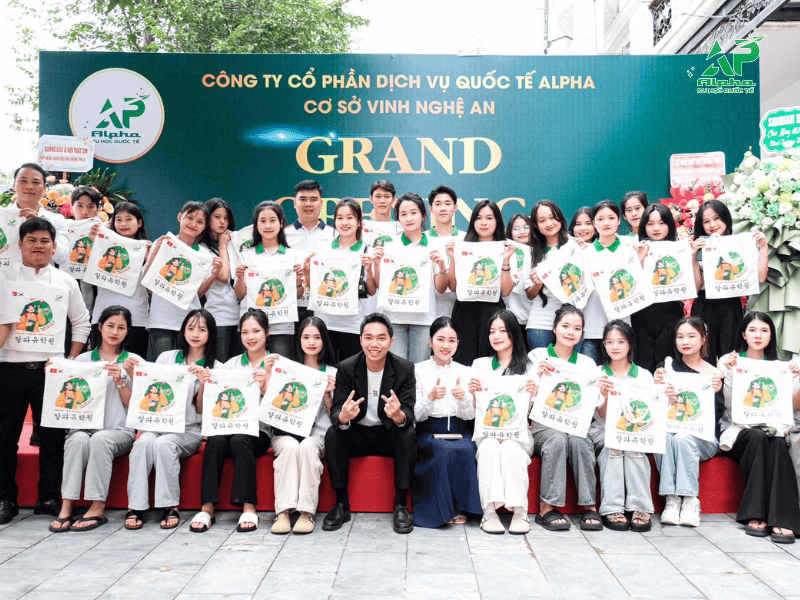 Học viên Alpha đi du học Hàn Quốc hệ Đại Học D2-2