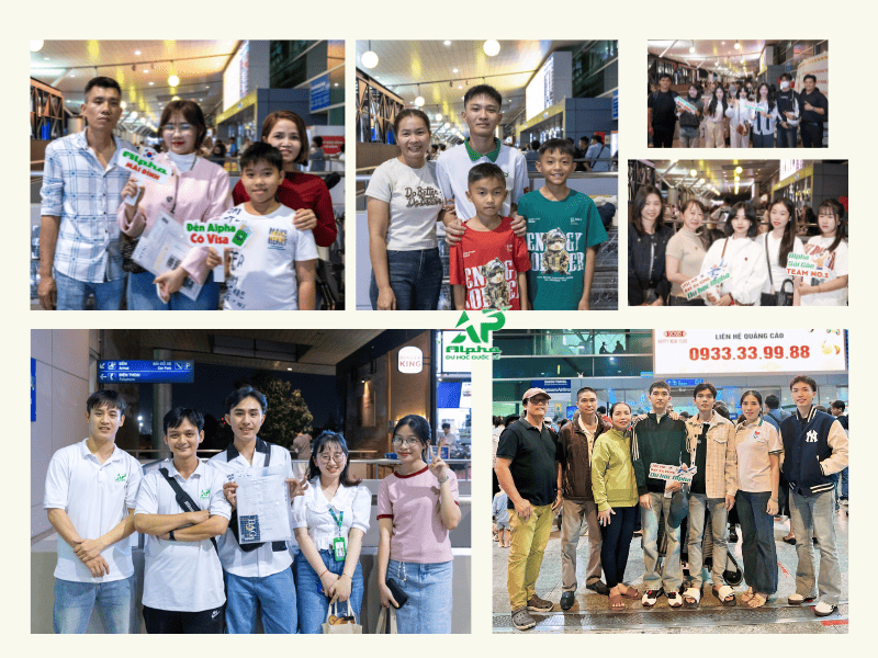 Học viên Alpha Sài Gòn bay đến Hàn Quốc du học thành công