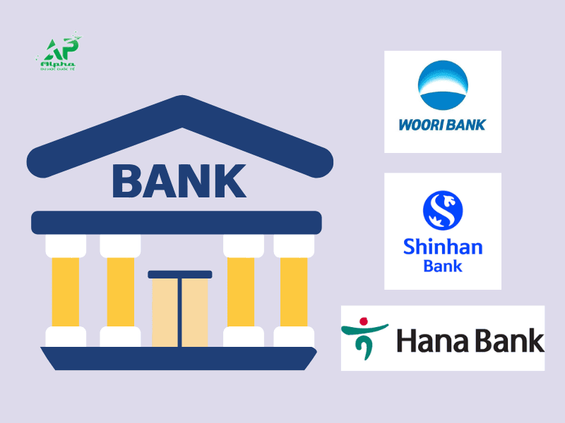 Các ngân hàng tại Hàn Quốc mà các bạn du học sinh sử dụng nhiều nhất