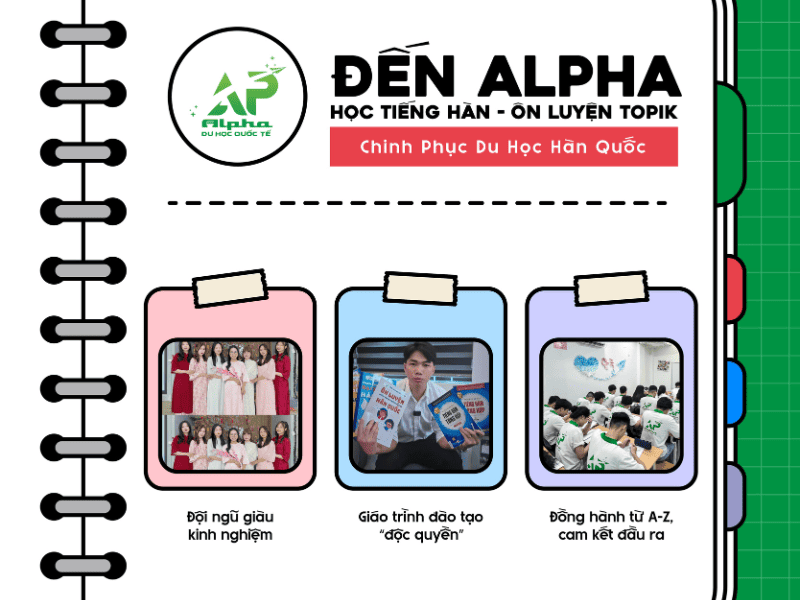 Trung tâm dạy tiếng Hàn uy tín Alpha