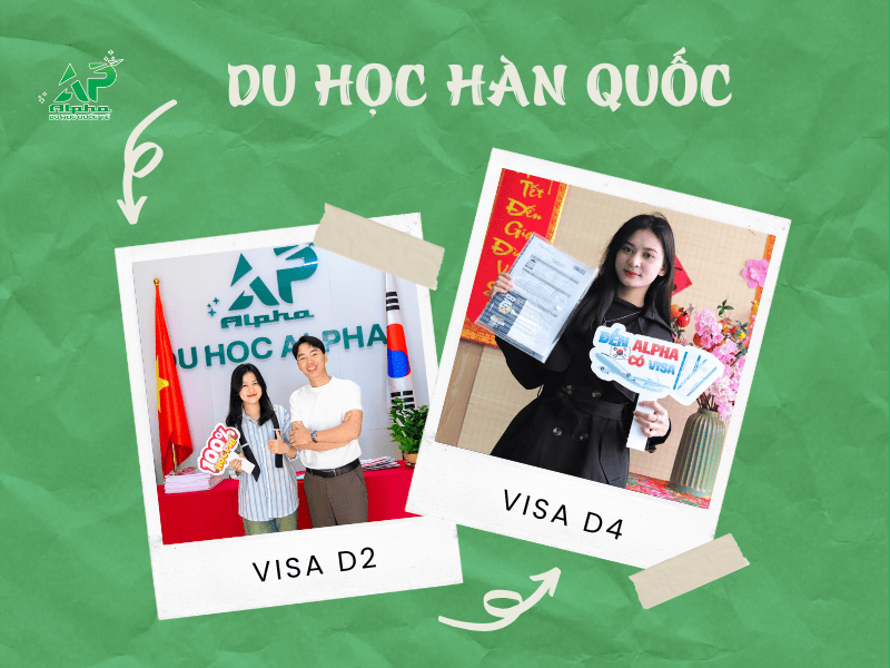 So sánh chương trình Du Học Hàn Quốc visa D2 và D4