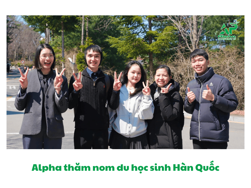 Alpha thăm nom du học sinh tại Hàn Quốc