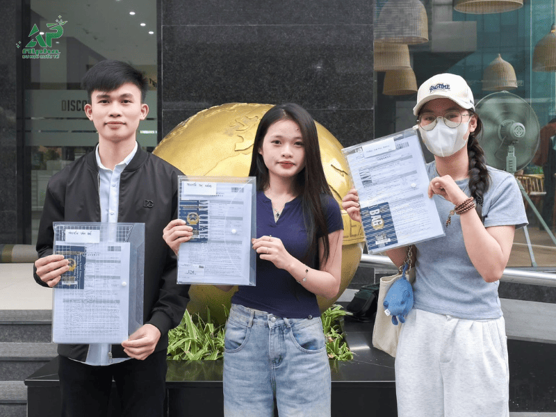 Học viên Alpha đi nhận visa Du Học Hàn Quốc