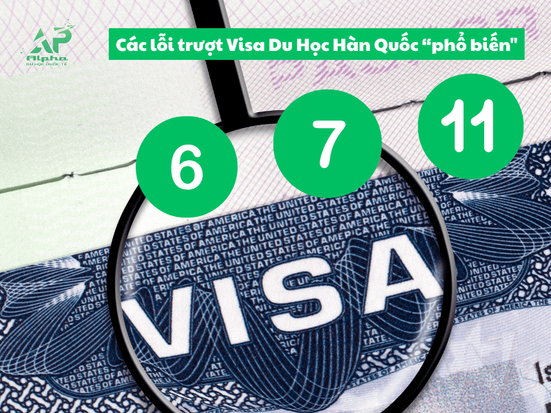 Các lỗi trượt visa Du Học Hàn Quốc thường gặp nhất