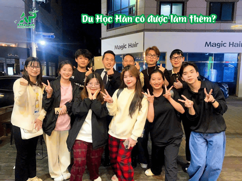 Du Học Hàn đi làm thêm khi mới sang Hàn Quốc