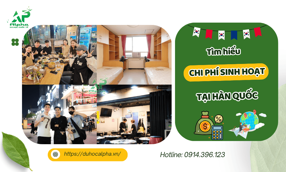Tim hieu chi phi sinh hoat khi di du hoc han quoc