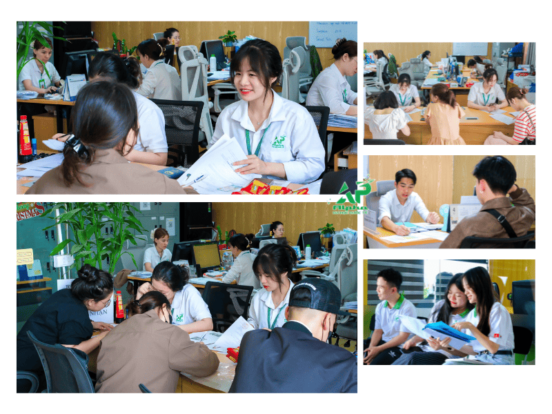 Không khí hoàn thiện hồ sơ xin visa du học Hàn Quốc