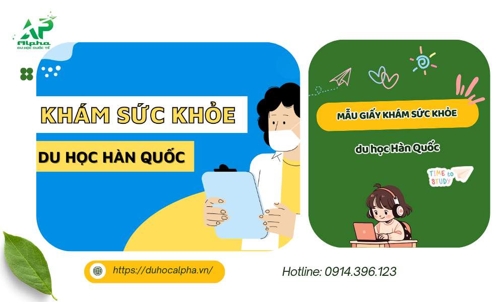 [Cập nhật 2025] Mẫu giấy khám sức khỏe du học Hàn Quốc