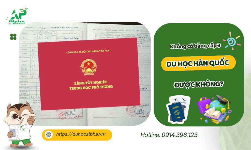 Khong co bang cap 3 du hoc han quoc