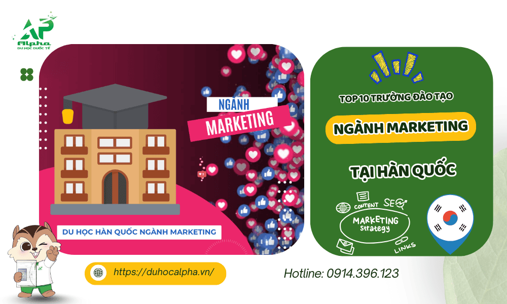 TOP 10 TRUONG DAO TAO NGANH MARKETING TAI HAN QUOC