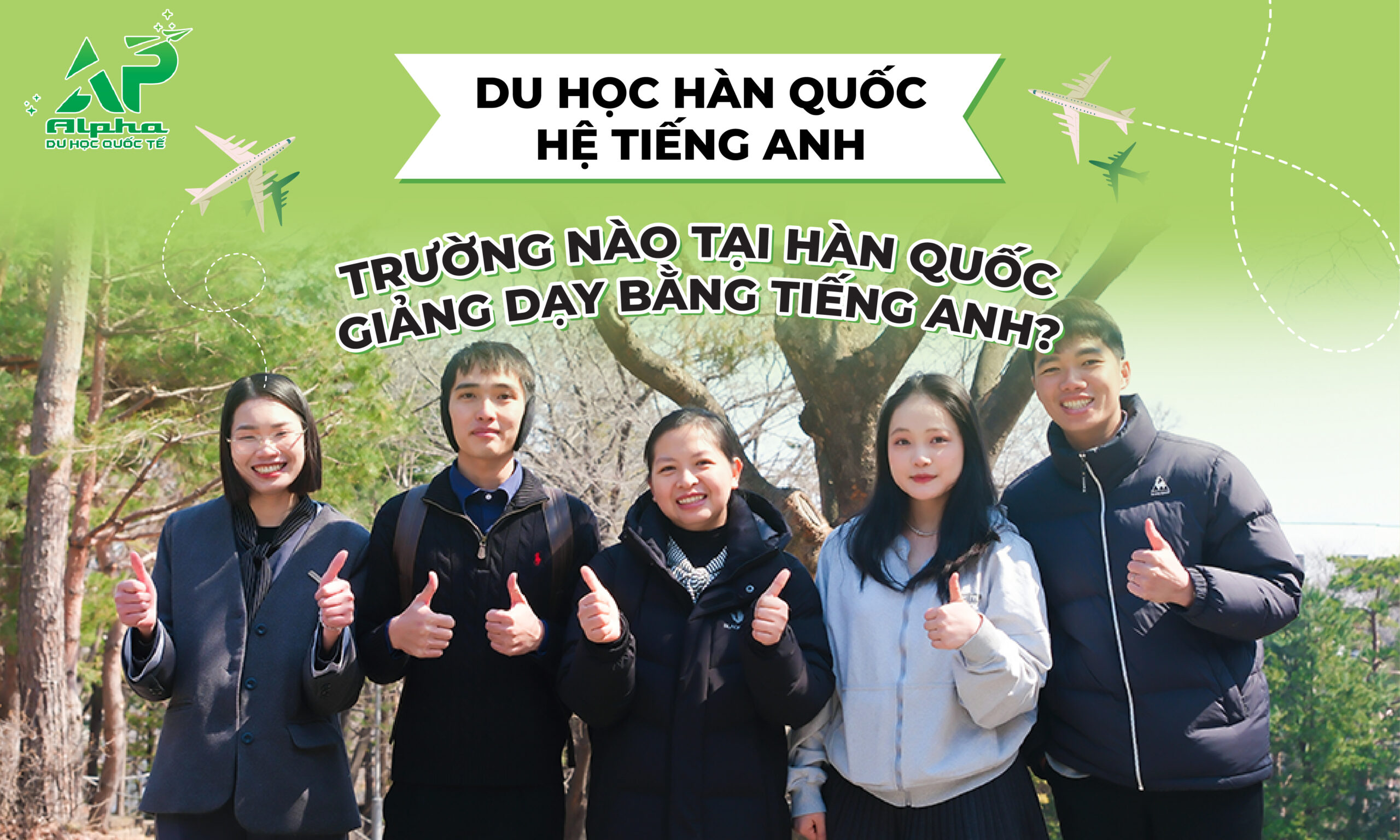 Du học Hàn Quốc hệ tiếng Anh