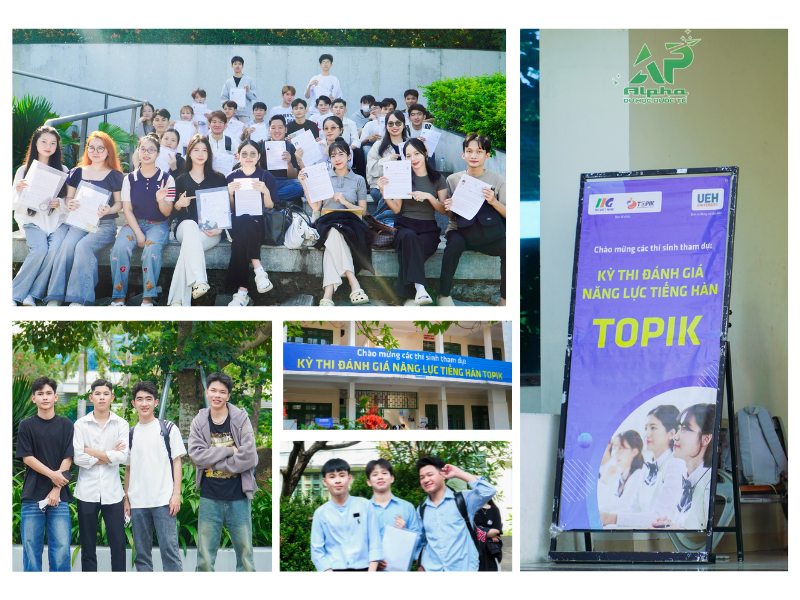 Tiếp sức kỳ thi TOPIK 102 tại Alpha Sài Gòn