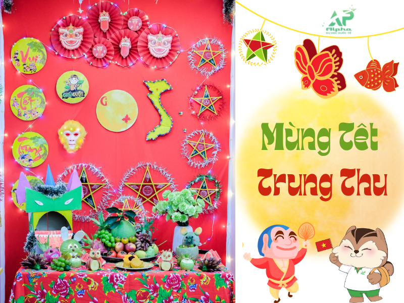 Lớp học Alpha tràn ngập sắc Tết Trung Thu - Trang Trí Trung Thu đẹp mắt