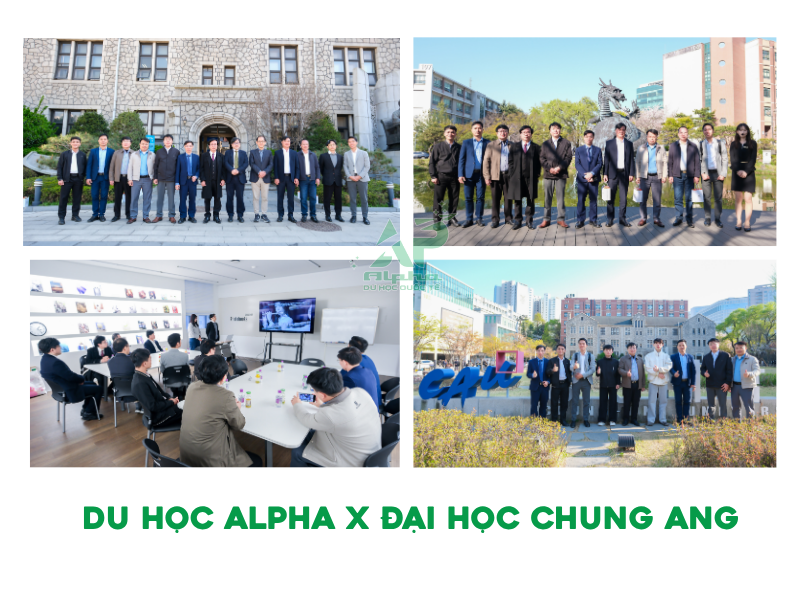 Đoàn công tác Du Học Alpha đến Đại Học Chung Ang Hàn Quốc