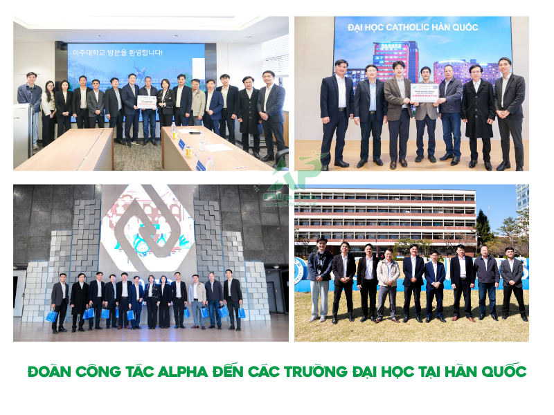 Đoàn công tác Du Học Alpha đến các trường Đại Học tại Hàn Quốc